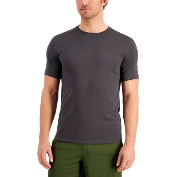 New ID Ideology Men's Birdseye Training T-Shirt Gray Size XL - Picture 1 of 5